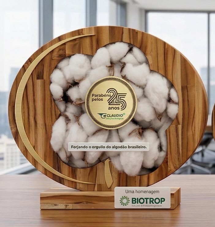 Troféu Ouro da Terra - Expositor de Grãos