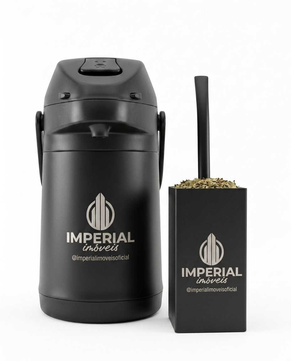 Kit completo de tereré inox preto