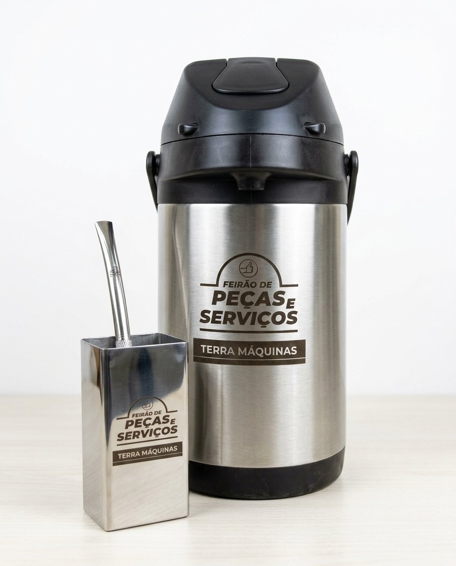 Kit completo de tereré em inox