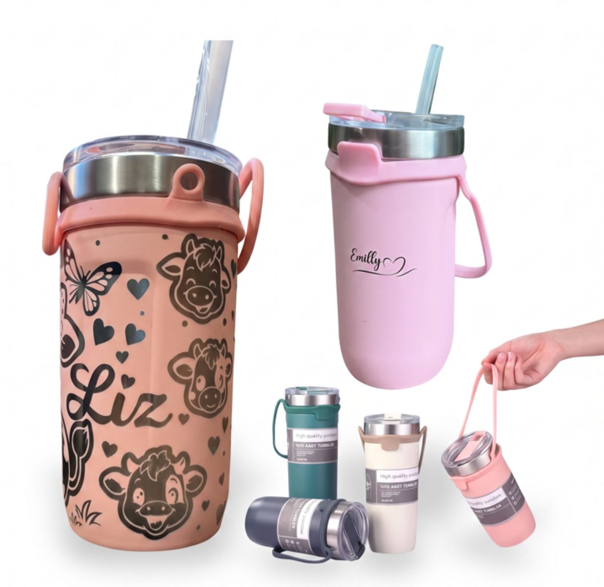 Copo térmico com alça Take Away - 550ml