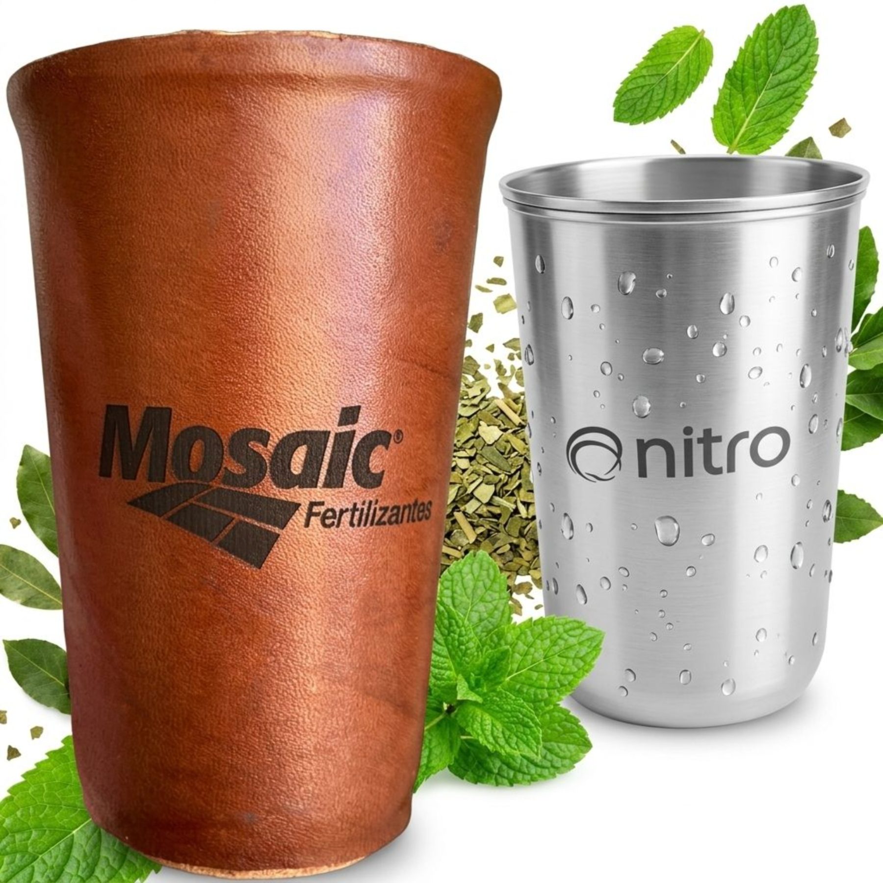 Copo de Tereré Encapado ou Inox 250ml