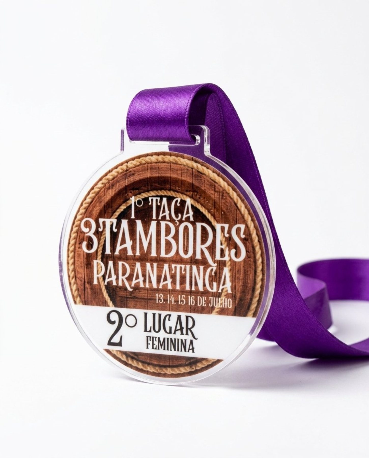 Medalha Acrílico - Colorida