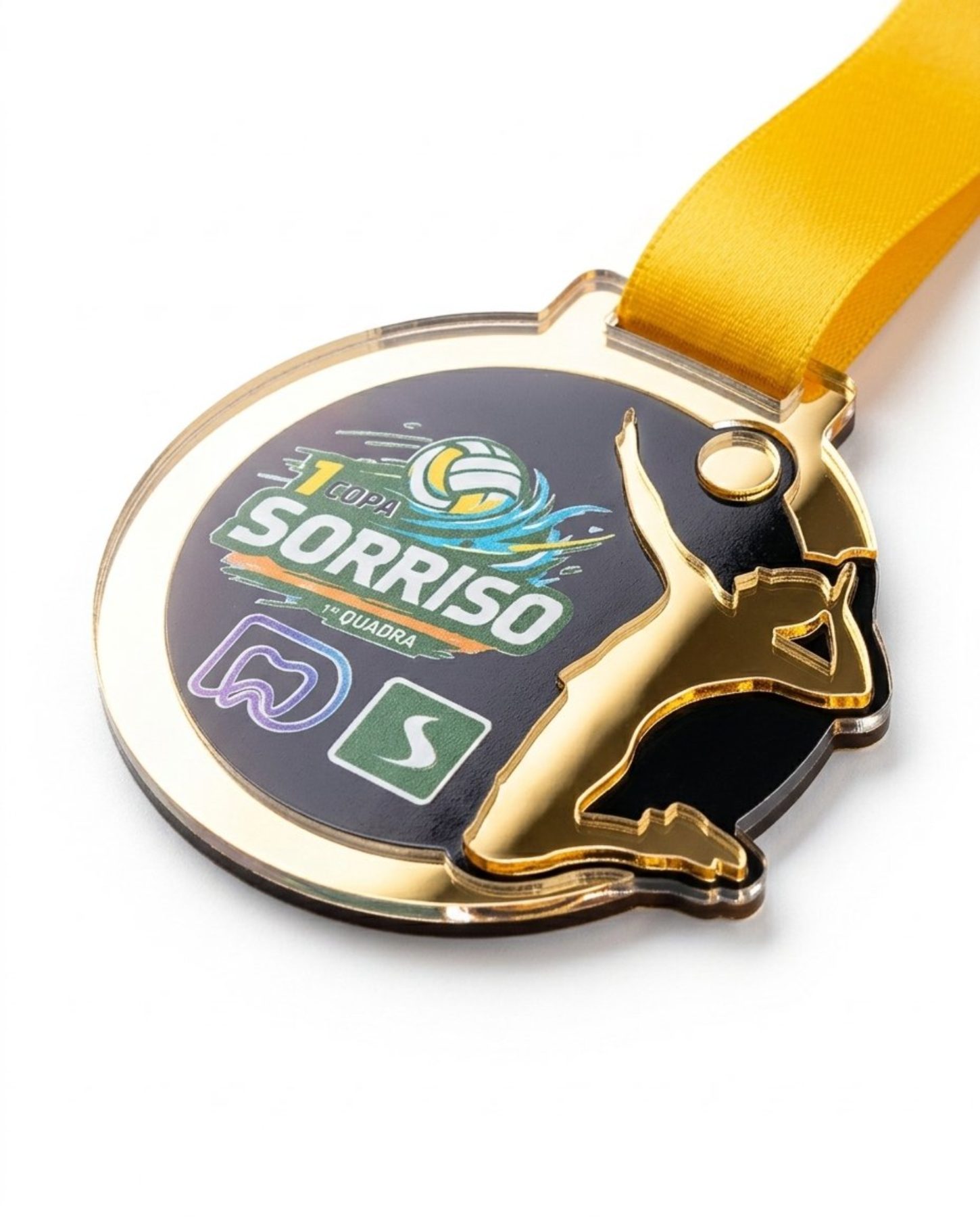 Medalha Acrílico Dupla Camada