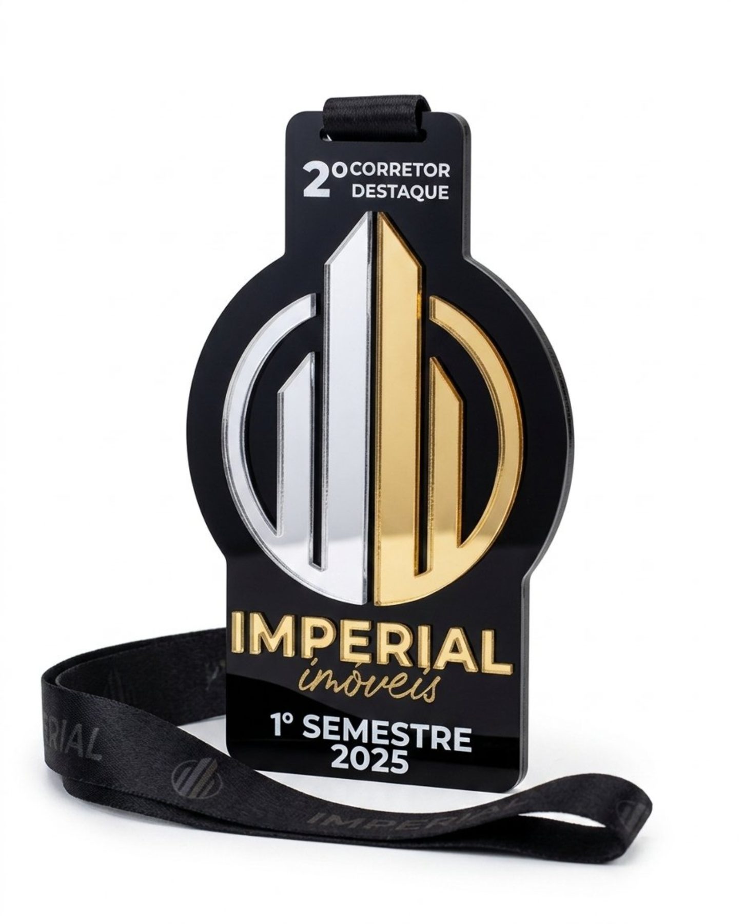 Medalha Personalizada Acrílico Dupla Camada