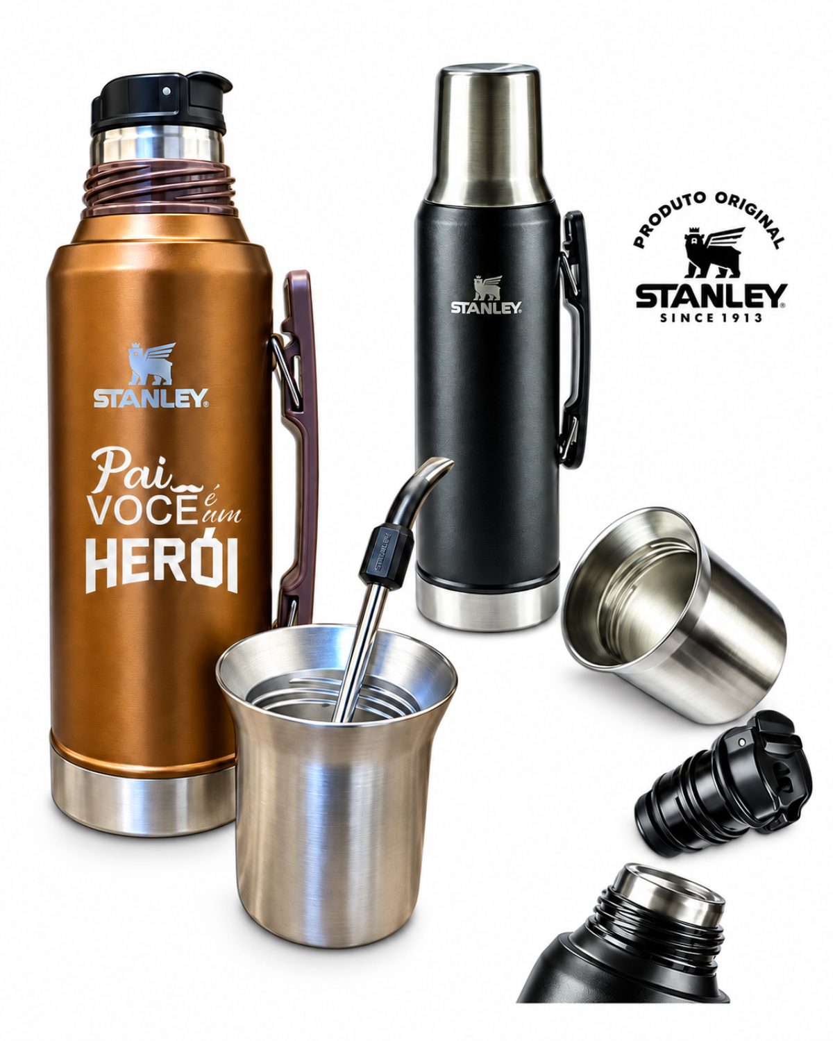 Garrafa Térmica STANLEY Mate System 1,2 Lts