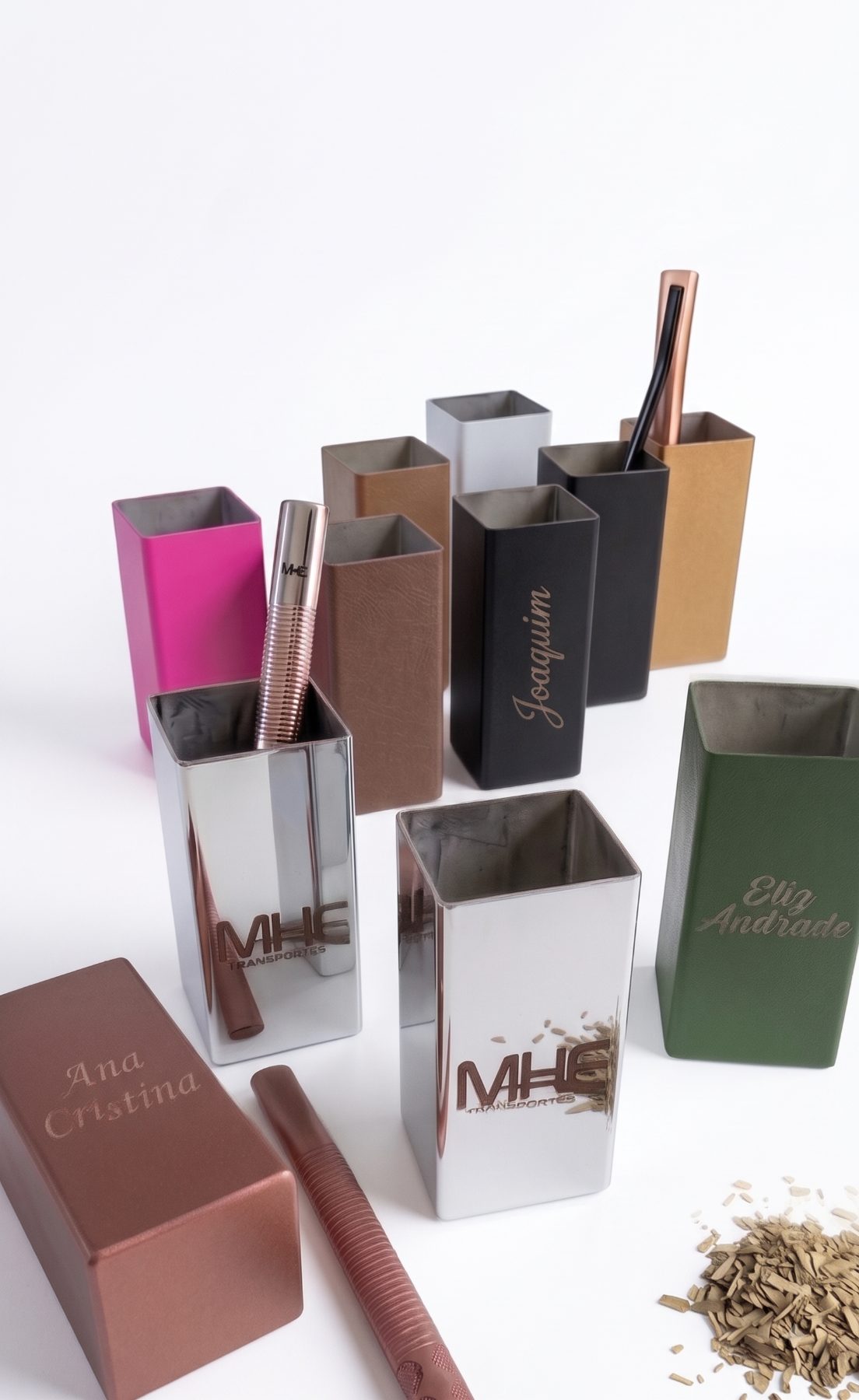 Kit Tereré Quadrado Inox ou Color