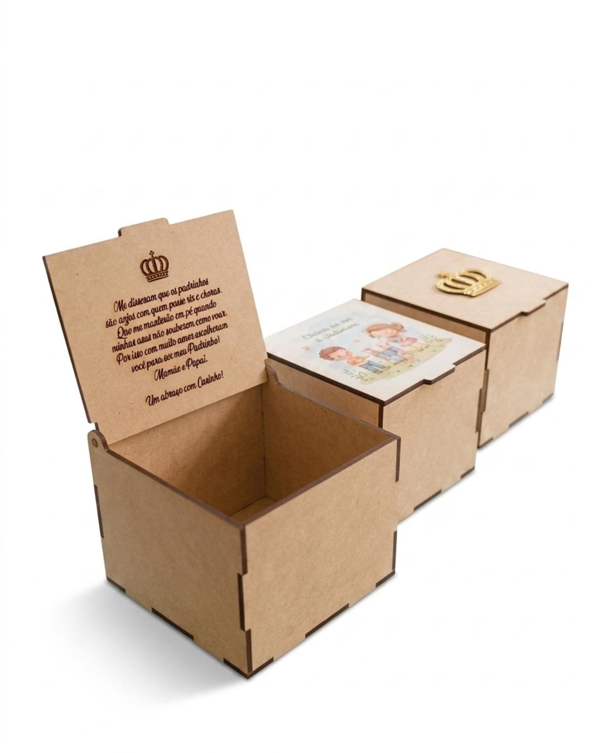 Caixa MDF Cru Personalizada
