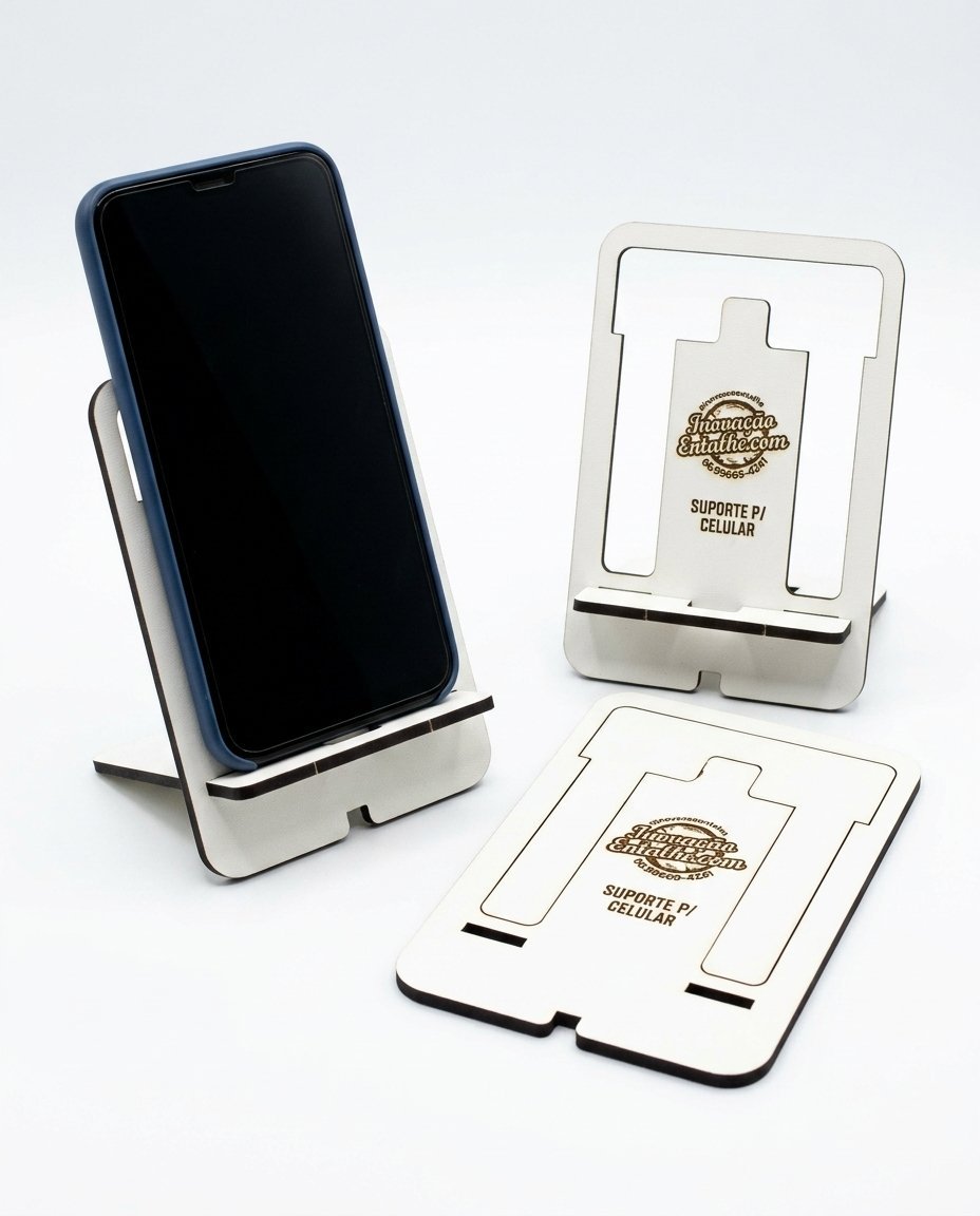 Suporte p/ Celular Promo - MDF 3mm - Personalizado